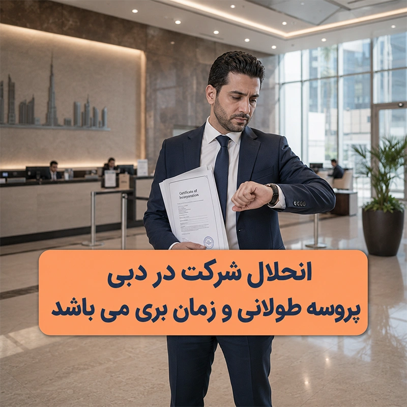 زمان پروسه بستن شرکت در دبی تا 2 ماه زمان نیاز دارد